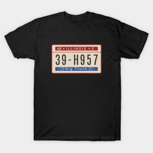 Illinois License Plate T-Shirt